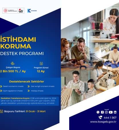 KOSGEB İstihdamı Koruma Destek Programı