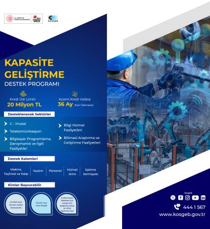 KOSGEB Kapasite Geliştirme Destek Programı