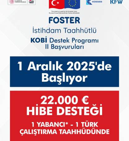 İstihdam Taahhütlü Kobi̇ Destek Programı-II İstihdamın Artırılması Teklif Çağrısı