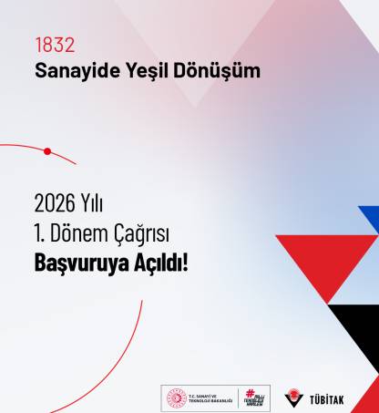 Sanayide Yeşil Dönem 2026 Yılı 1. Dönem Destek Başvuruları Başladı.
