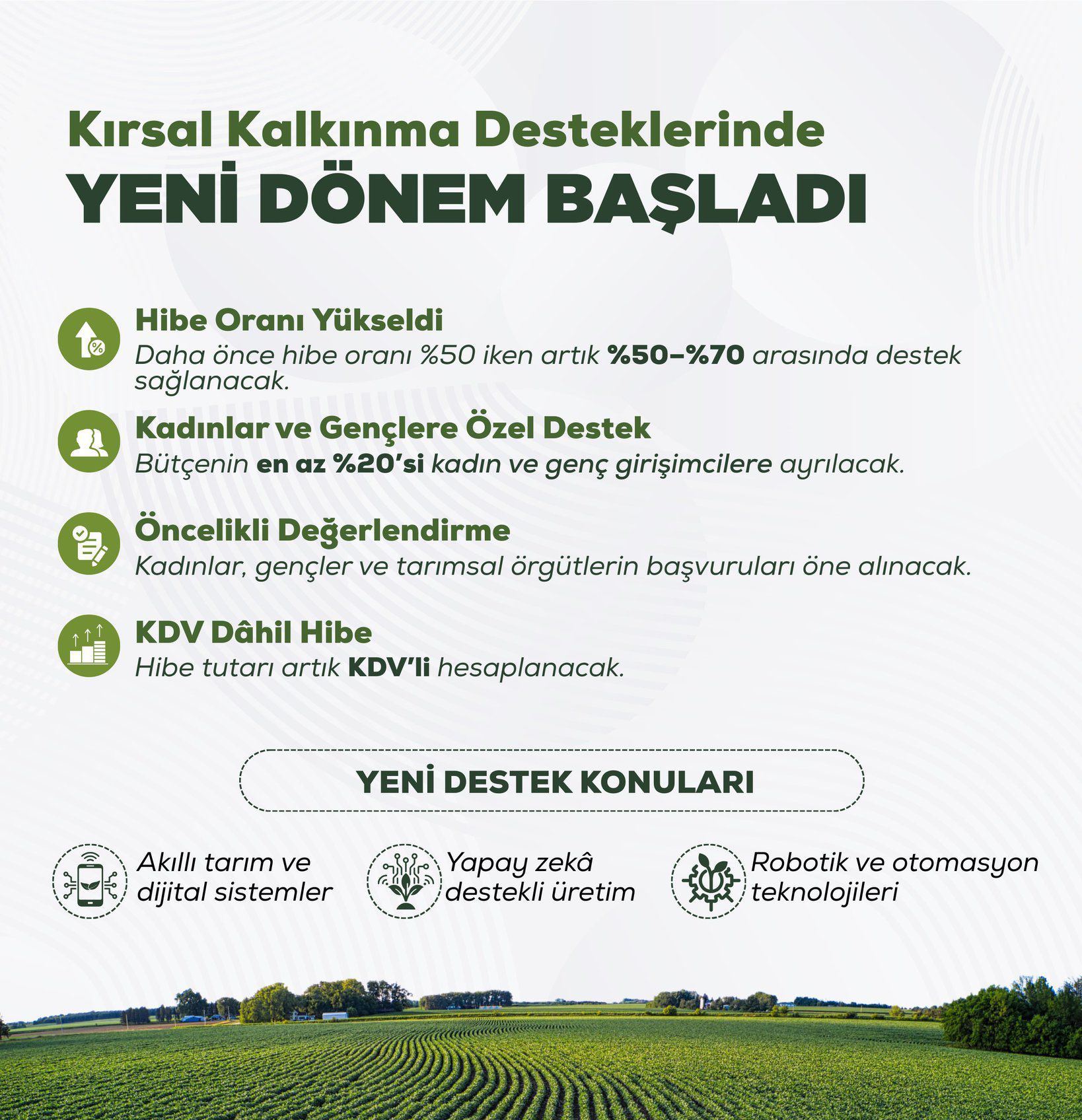 Kırsal Kalkınma Desteklerinde Yeni Dönem Başladı! (KKYDP 2026)