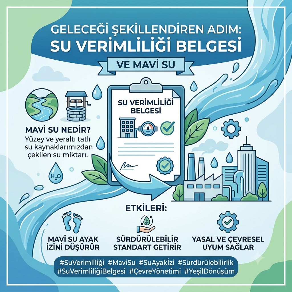 Su Verimliliği Belgesi Ve Mavi Su Belgelendirmesi